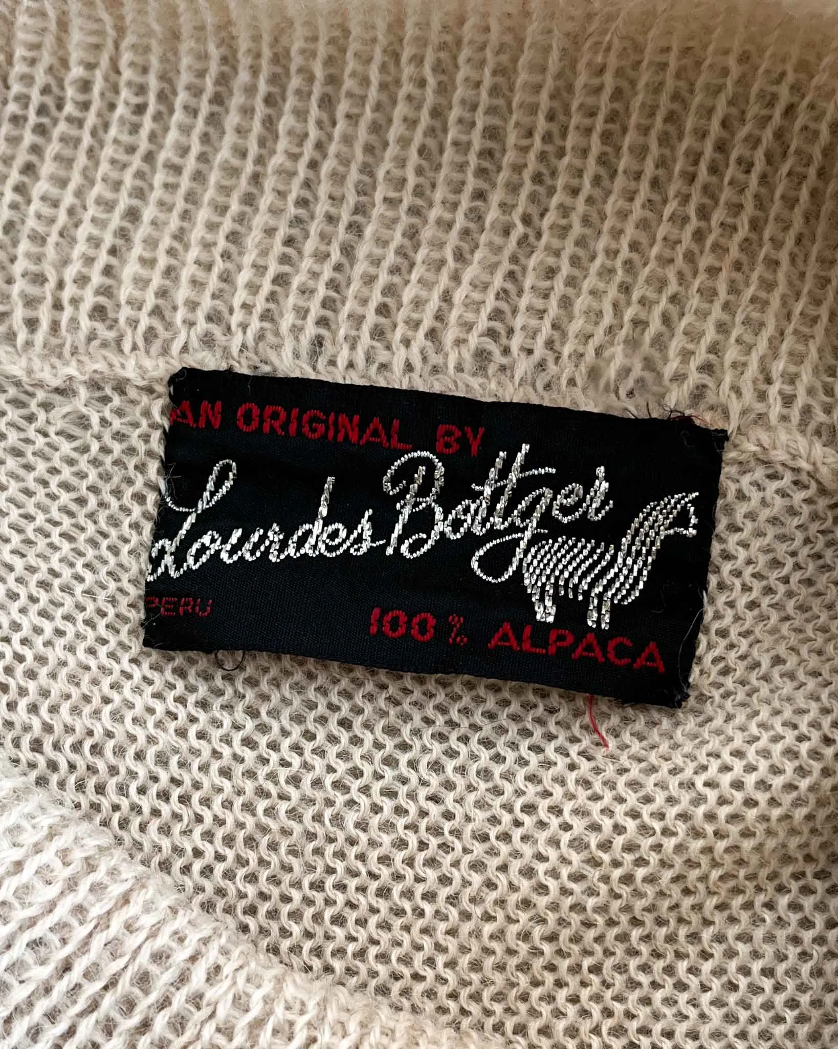 80s Alpaca Sweater | XS-M