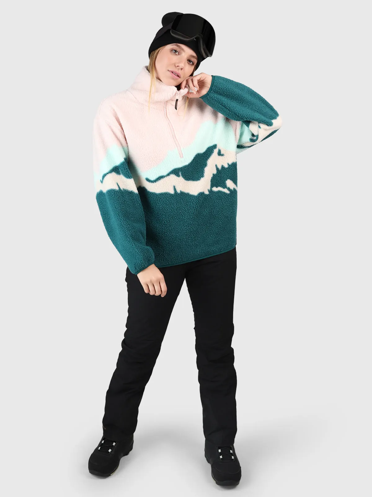 Chino-PP Women Fleece | Evergreen