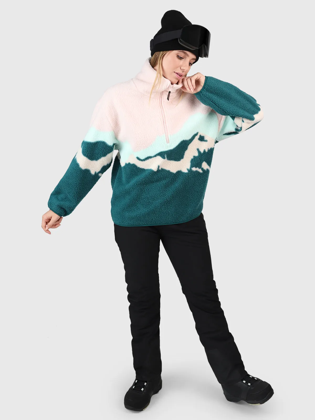 Chino-PP Women Fleece | Evergreen