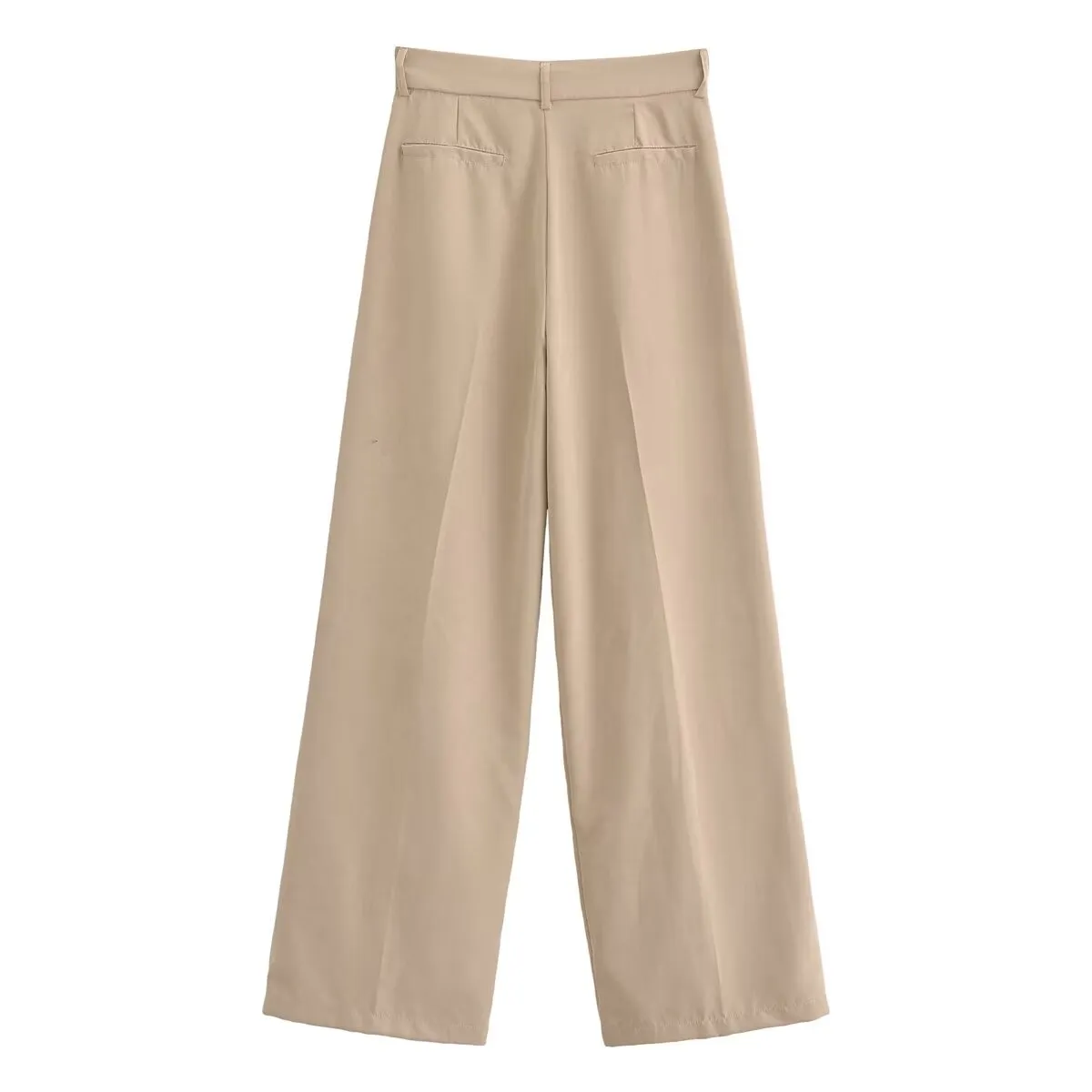 Fall Women Clothing Stylish Simple Casual Draping Long Pleated Pants
