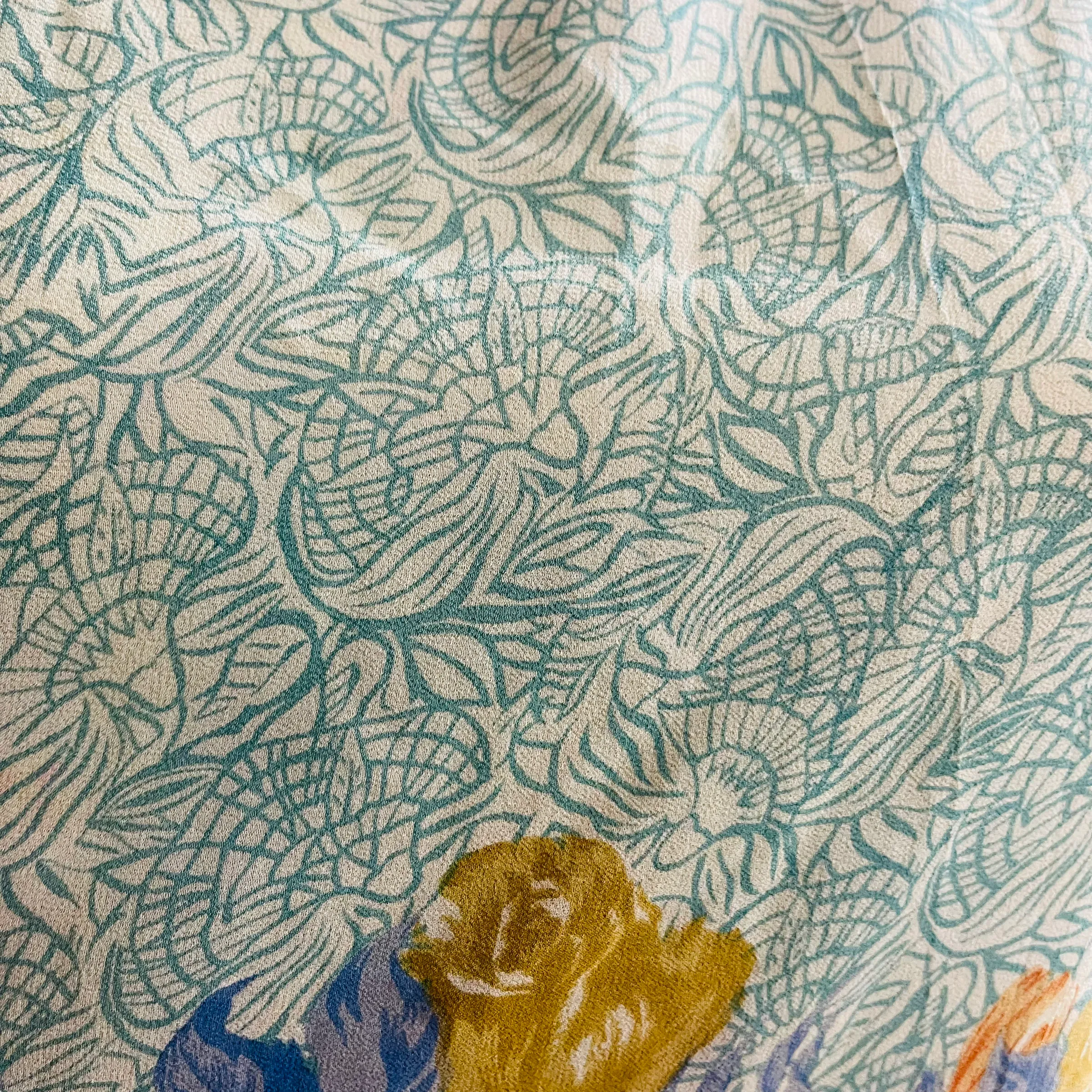 Fox Sheer Avatar Pure Silk Boxy Top
