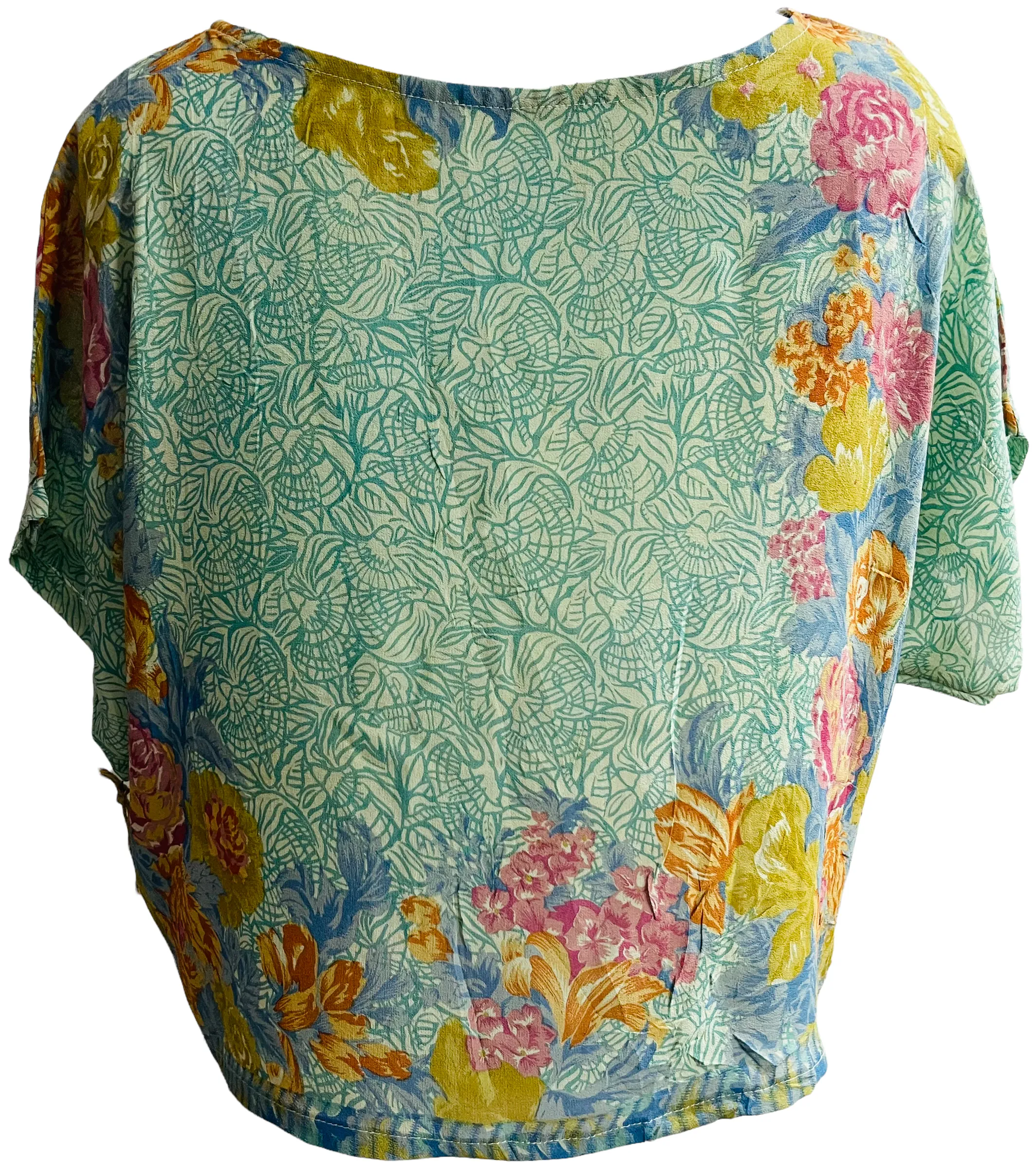 Fox Sheer Avatar Pure Silk Boxy Top