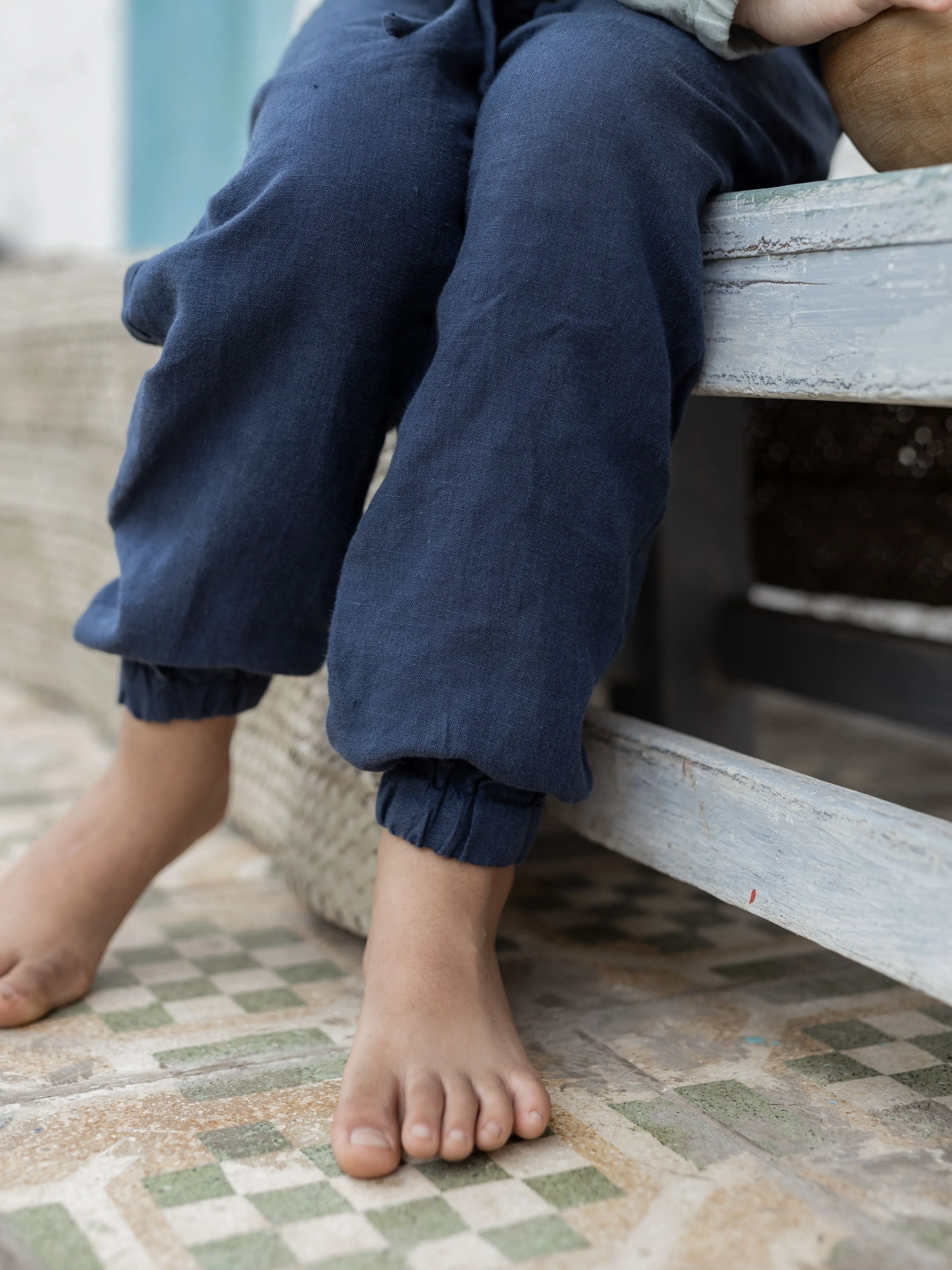 Linen Joggers For Him
