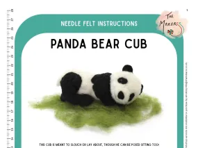 Panda Bear Cub Instructions PDF