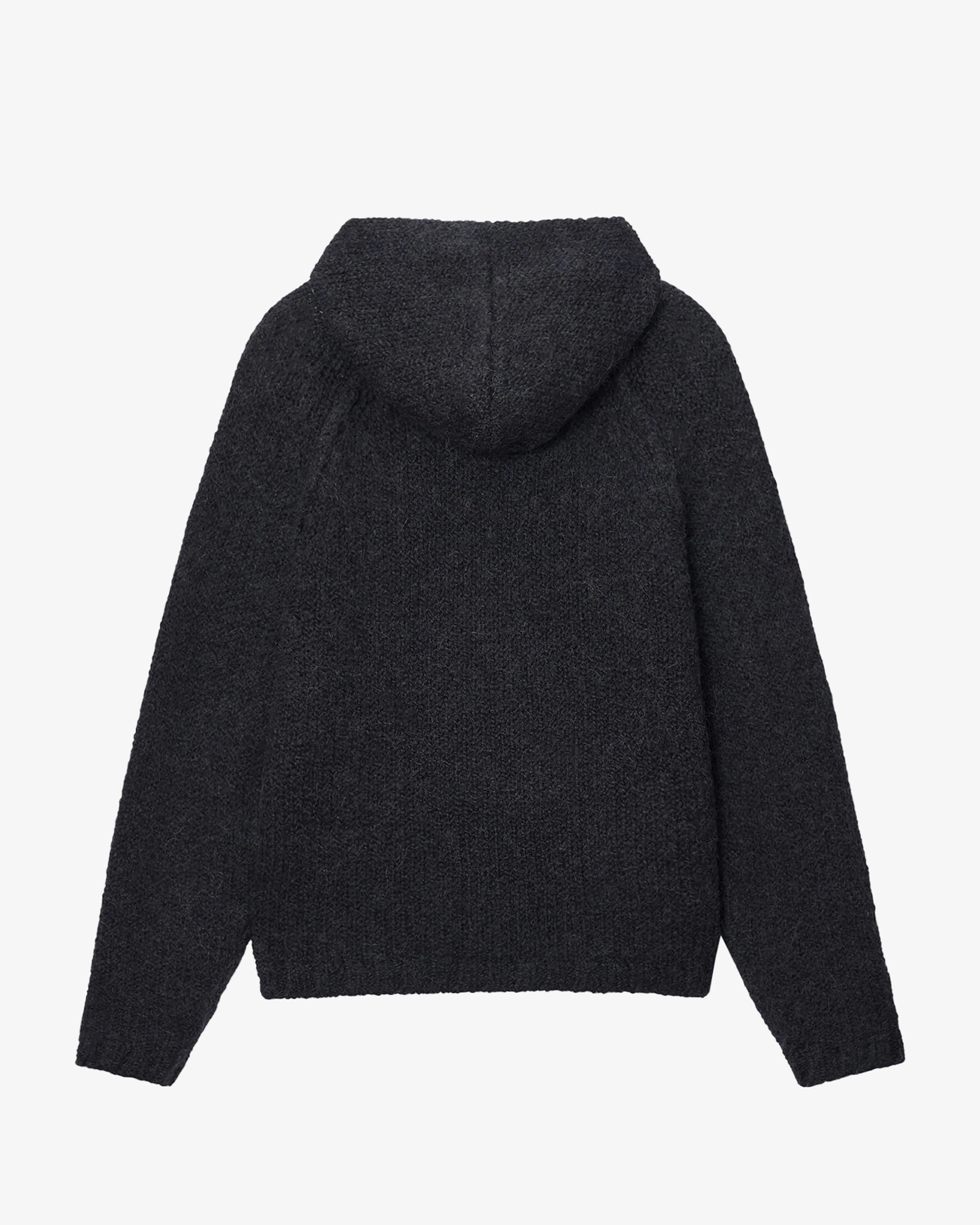 Stüssy - Men's Chunky Sweater Zip Hoodie - (Black)