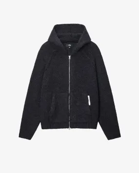 Stüssy - Men's Chunky Sweater Zip Hoodie - (Black)