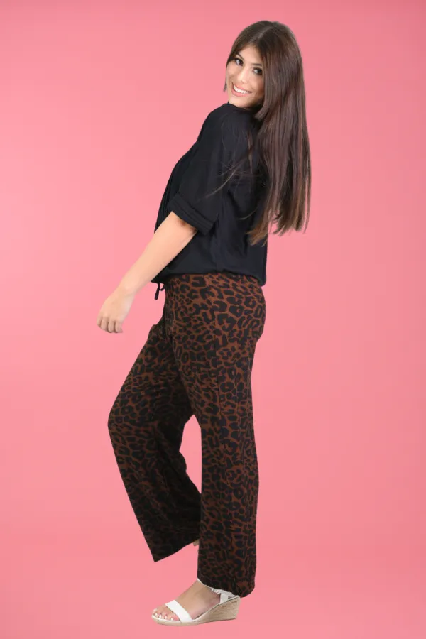 VGLP067 - LONG ROUCHED PANTS - JAGUAR