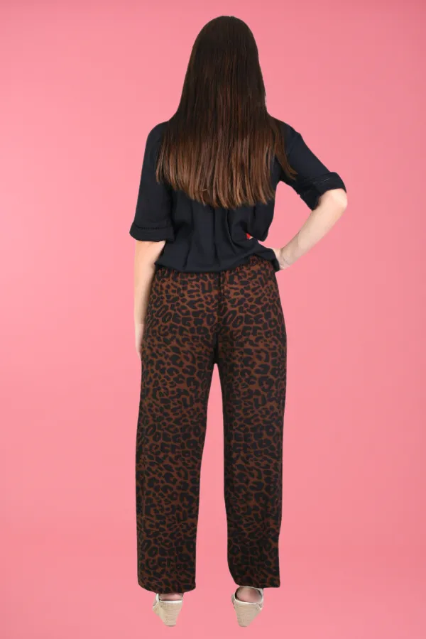 VGLP067 - LONG ROUCHED PANTS - JAGUAR